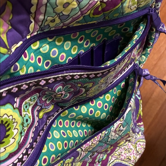 Vera Bradley - PURPLE PAISLEY FLORAL BACKPACK - Picture 10 of 16